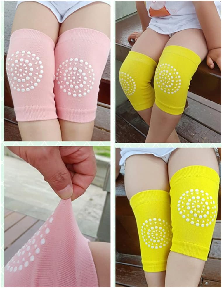 Toptim Toddler Knee Pads Unisex Baby Anti-Slip Stretch Kneepads for Crawling Non-constricting Legs 6-36M - Image 4